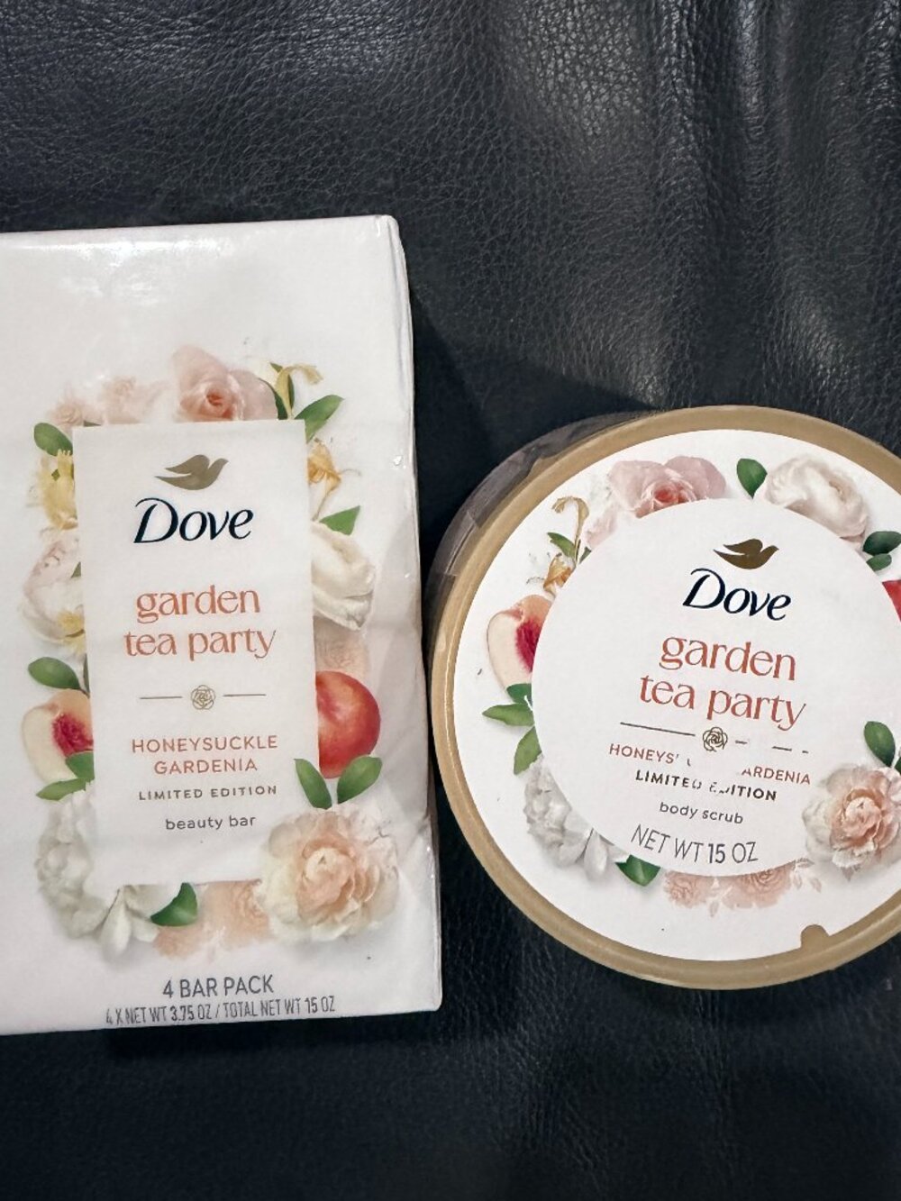 NIB Discontinued Dove Garden Tea Party Honeysuckle Gardenia Lot